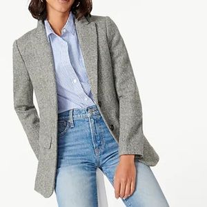 J. Crew wool herringbone blazer